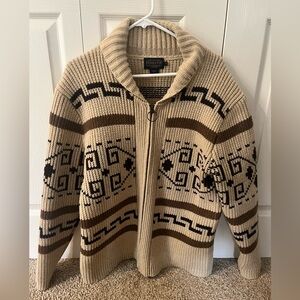 Men’s Pendleton Original Westerly sweater/cardigan - medium